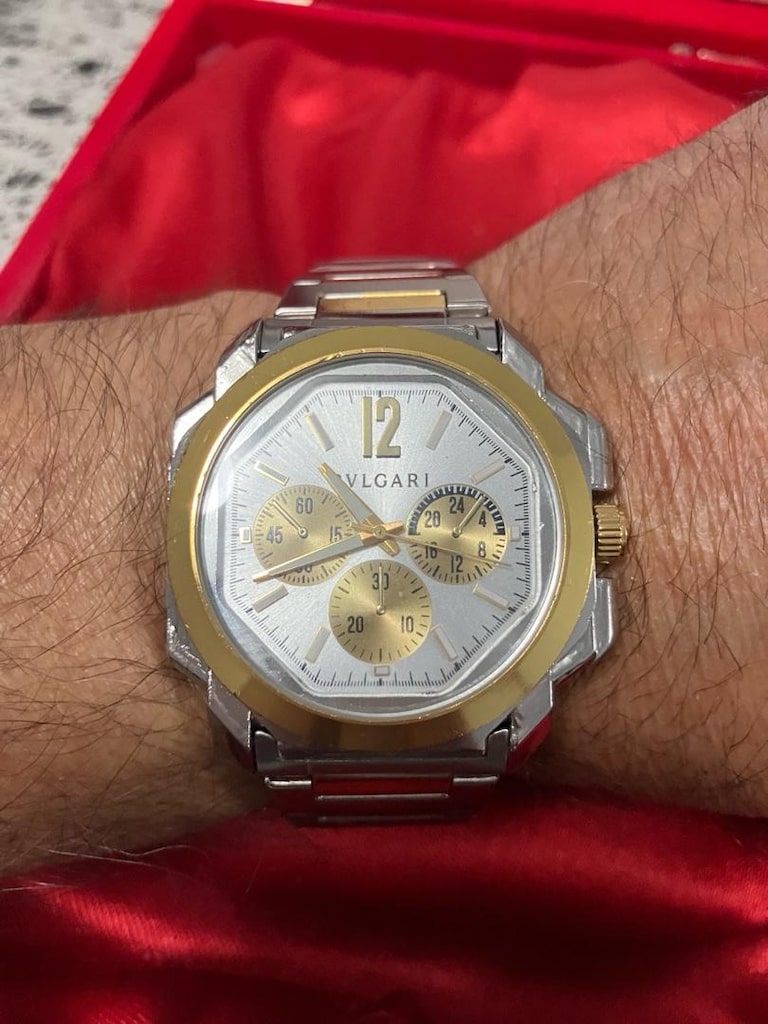 Bvlgari Octo Finissimo İki Renkli Çelik erkek Saat … - 2