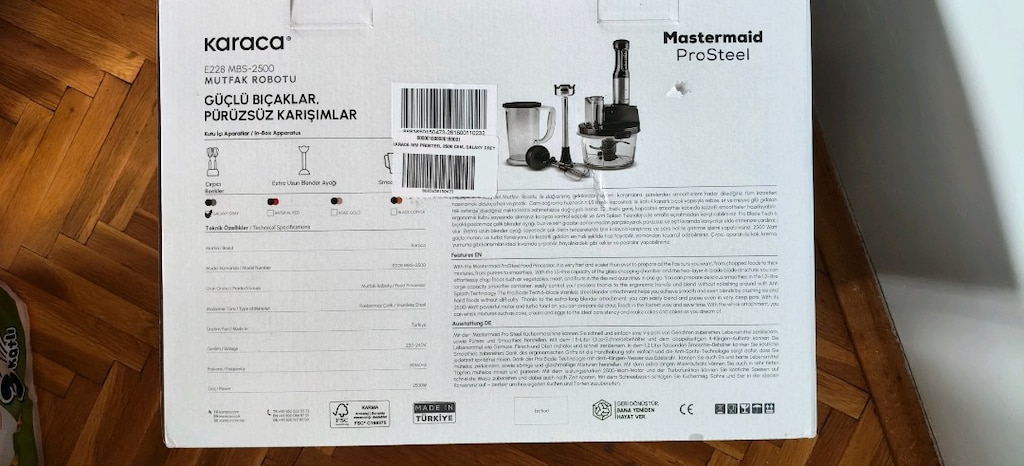 Karaca Mastermaid Prosteel 6 in 1 Uzun Blender Ayaklı 6 Bıçaklı robot - 2