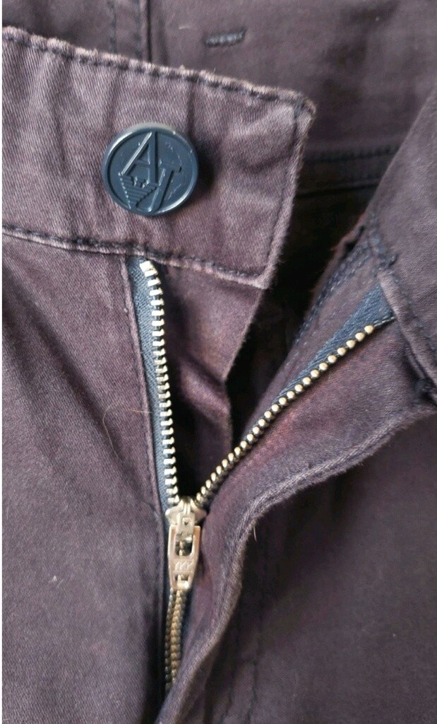 ARMANİ erkek Füme kanvas tipi pantolon - 6