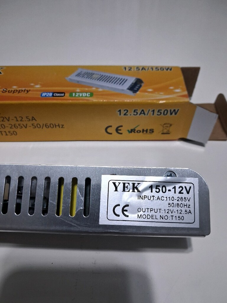 Yek 12.5 A 150 Wolt güç kaynağı - 3