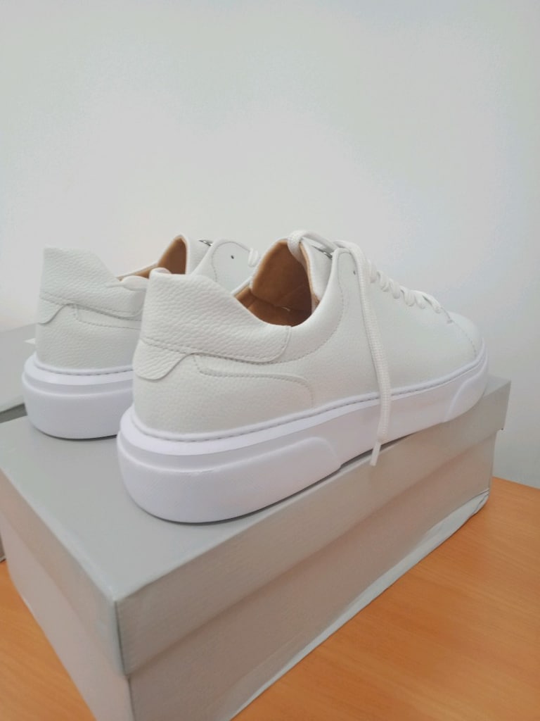 Beyaz Sneaker Ayakkabı - 3