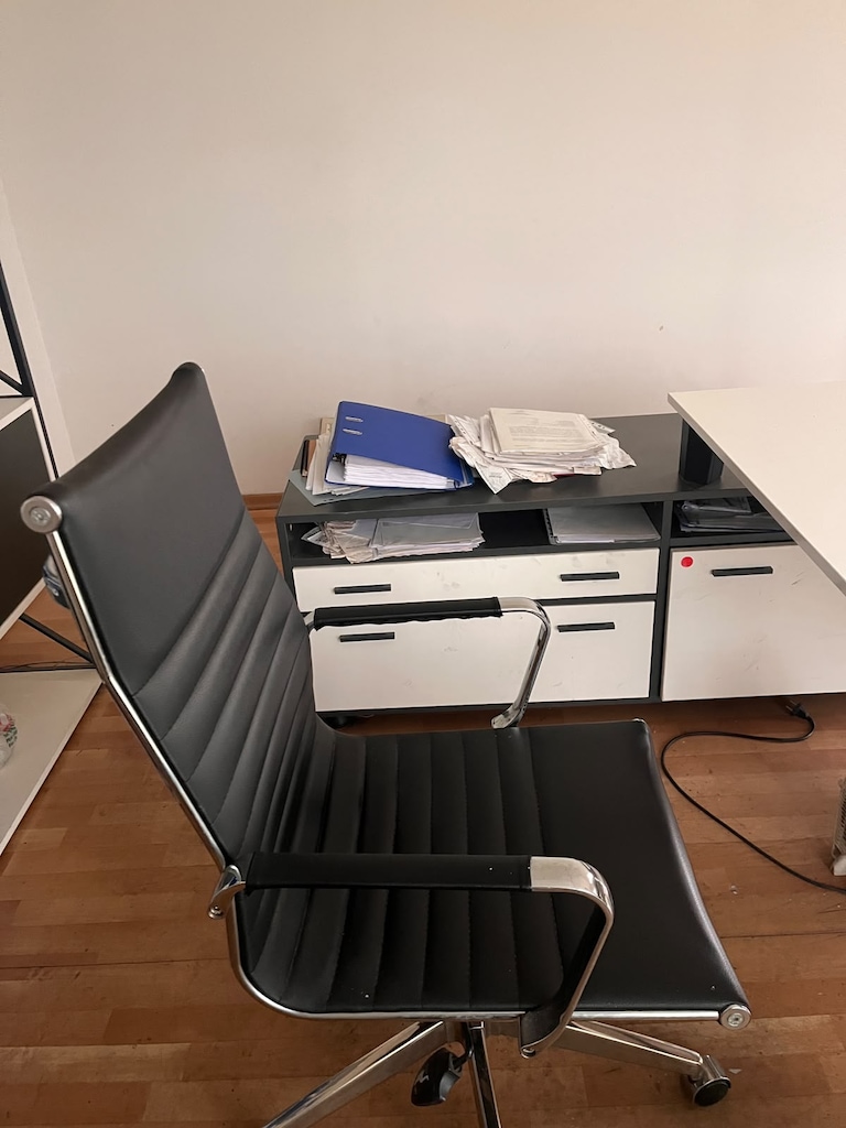 DEKOR BÜRO MOBİLYALARI 190X160 BEYAZ MAKAM TAKIMI İKİNCİ EL - 2