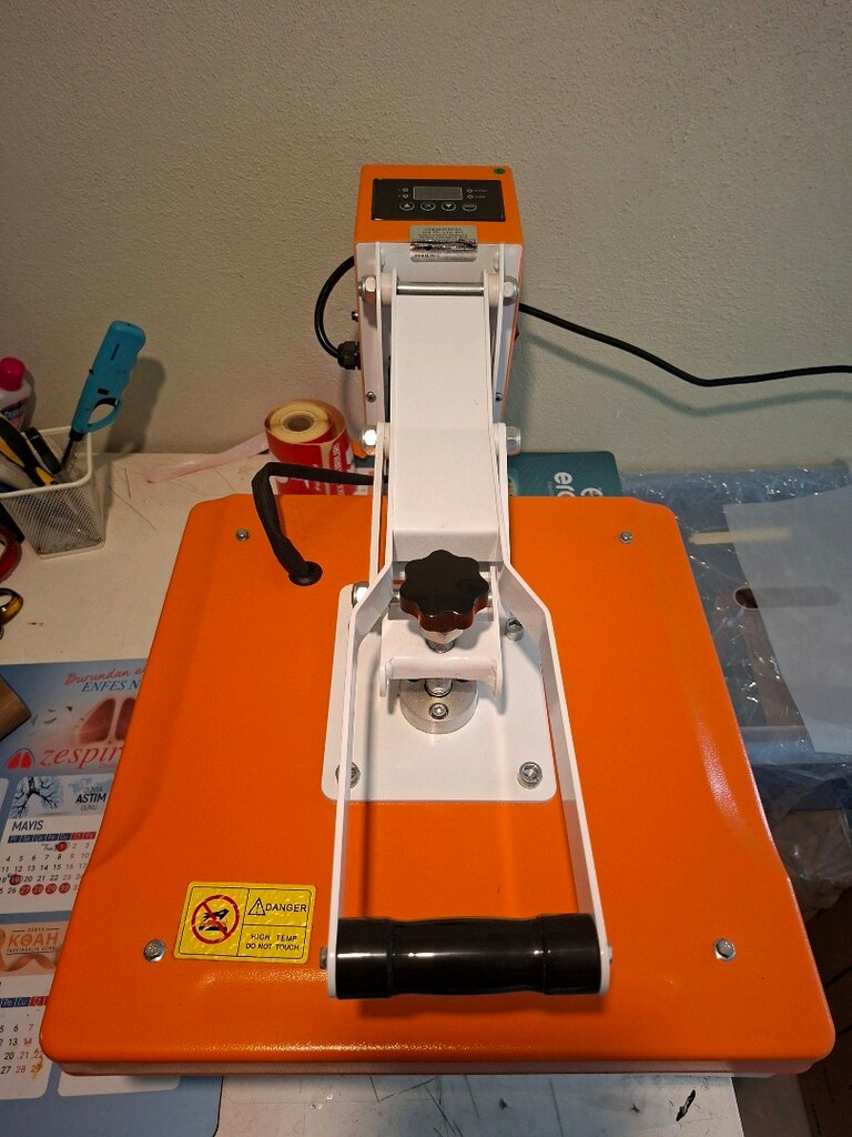 Teknofinal marka Isı Transfer Makinesi Pres Makinesi 38x38cm - 4