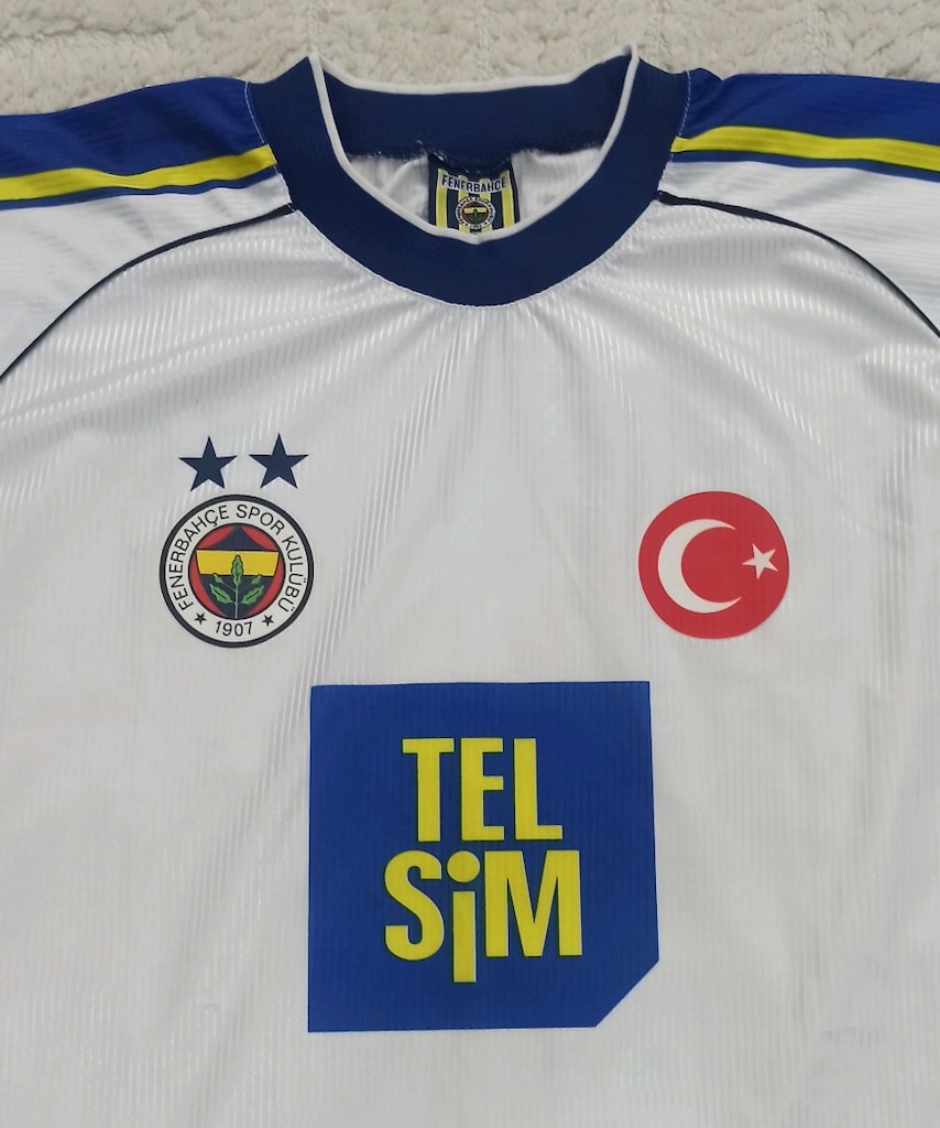 2001-2002 Zoran Mirkovic Orijinal Fenerbahçe Deplasman Forma Fenerium - 3