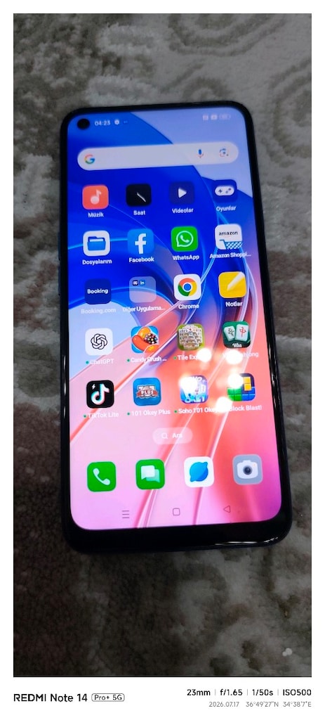 OPPO A55 128 GB HAFIZA 8 GB RAM TÜRKİYE CİHAZI ORJİNAL HATASIZ HERŞEY - 3
