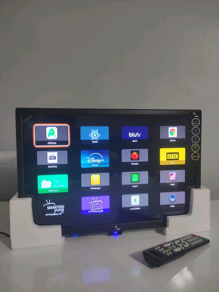 19 inç Android Televizyon 12 volt/220 volt ister evde ister karavanda - 4