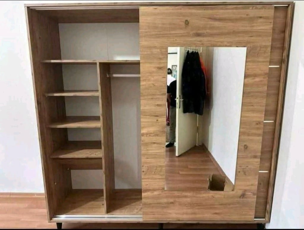 SÜRGÜLÜ DOLAP GARDROP SIFIR ÜRÜNLER KAPIDA ÖDEME İLE HIZLI TESLİMAT - 3