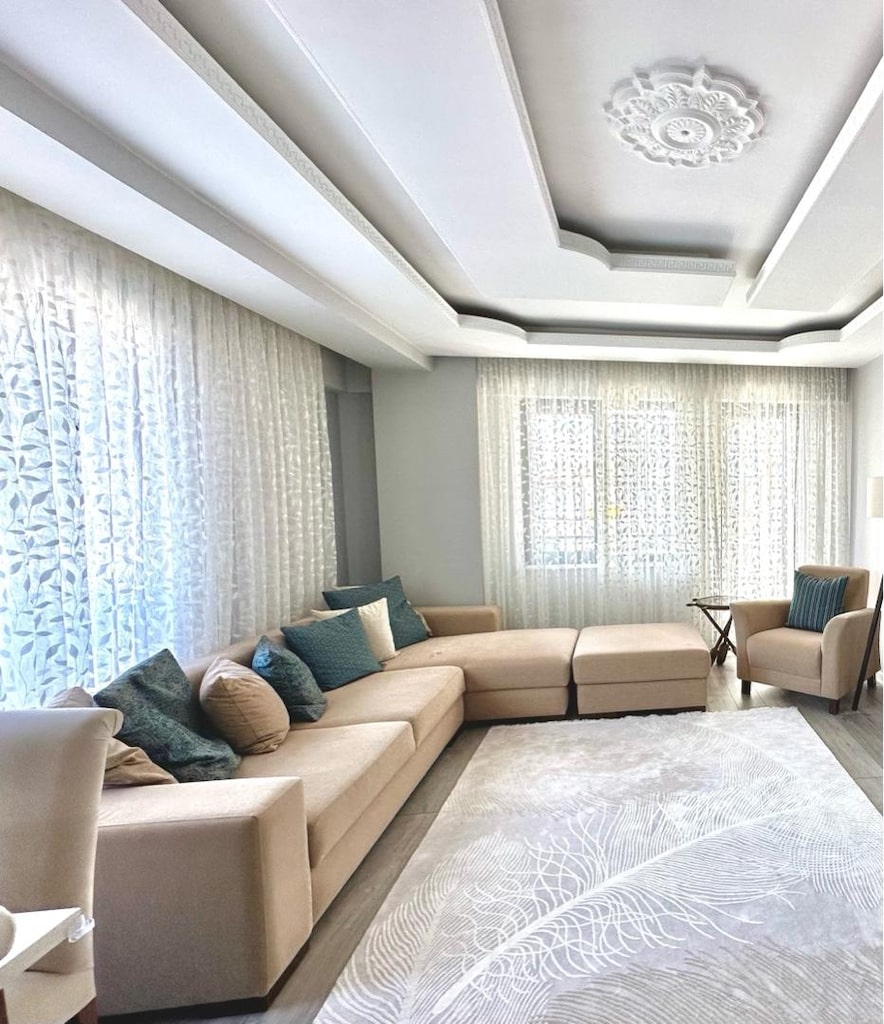 Tepe Home L Koltuk + Puf + Berjer Takımı (Çok Temiz) - 2