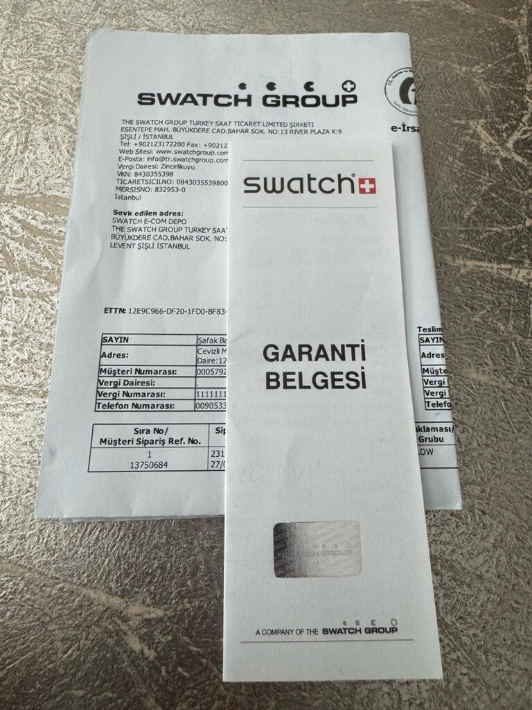 Garantili Swatch Saat - 6