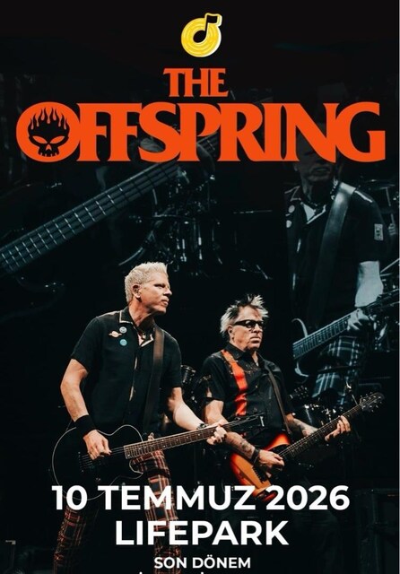 The Offspring 10 Temmuz Konseri 2 adet Sahne Onu Bilet