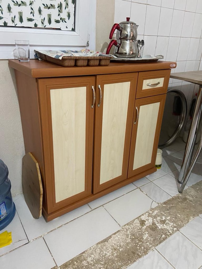 kapaklı çekmeceli ayakkabılık dolap - 3