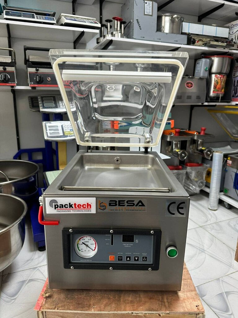 26 Cm Tek Çene Vakumlama Makinası - Vakum Makinesi