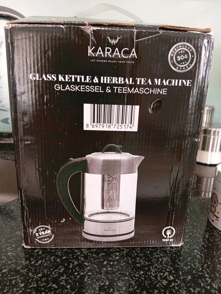 Karaca cam inox bitki çayı ve su ısıtıcı kettle - 2