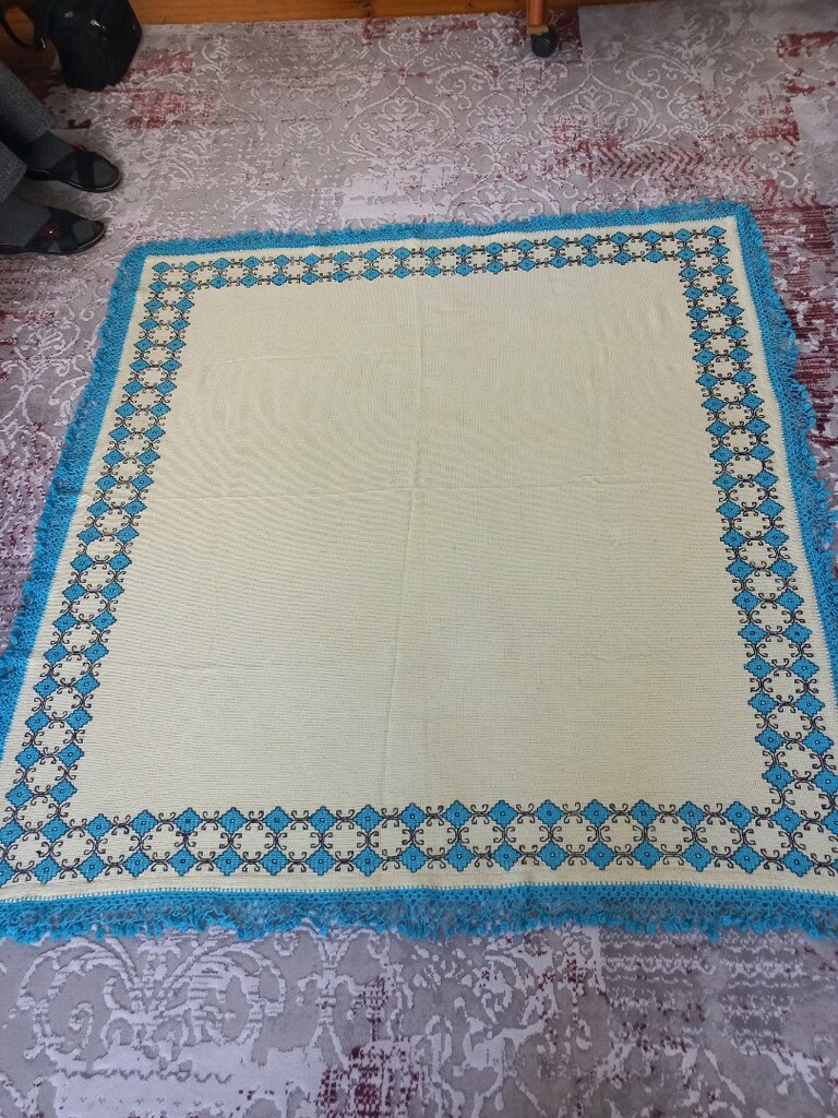 ETAMİN EL İŞİ, MASA ÖRTÜSÜ - 5