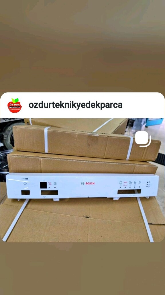 Bosch Bulaşık Makinesi Orijinal Ön Kontrol Paneli Plastiği (00665305 / - 5