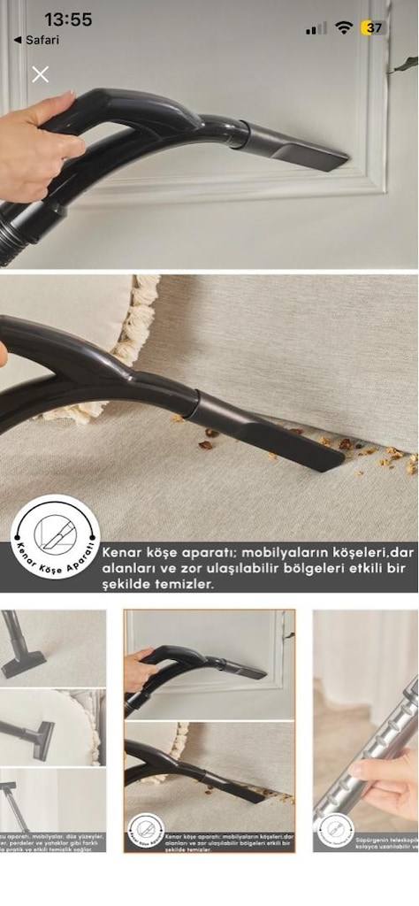karaca elektrik süpürgesi - 8