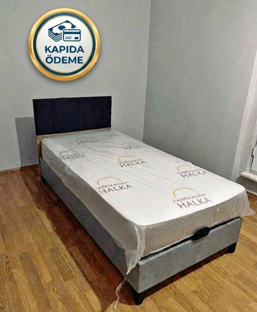 SIFIR SET UYGUN FİYAT 90/190 TEK KİŞİLİK YATAK BAZA BAŞLIK - 6