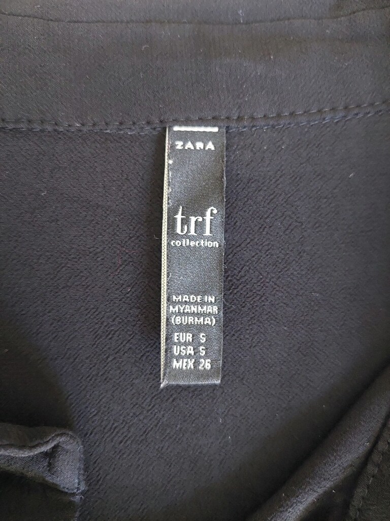 ZARA trf collection uzun gömlek bluz - 10