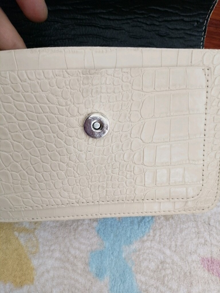 zincir detaylı rugan çanta - 7