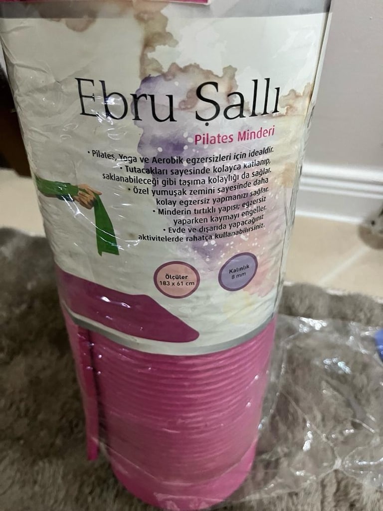 ebruli pilates matı ebru şallı - 4