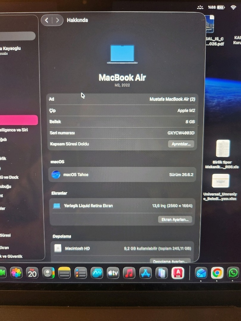 Apple Macbook Air2 m2 - 3