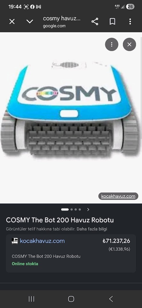 Havuz Temizleme Robotu