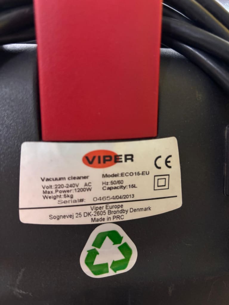 KLAS OFİS ÜSKÜDAR VIPER ECO 15 EU ELEKTRİKLİ VAKUM MAKİNESİ - 4