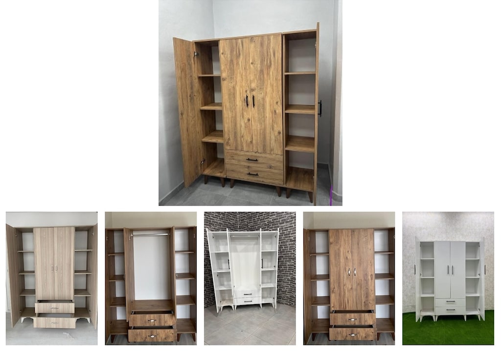 4 kapaklı elbise dolabı qolmybvqyj - 6