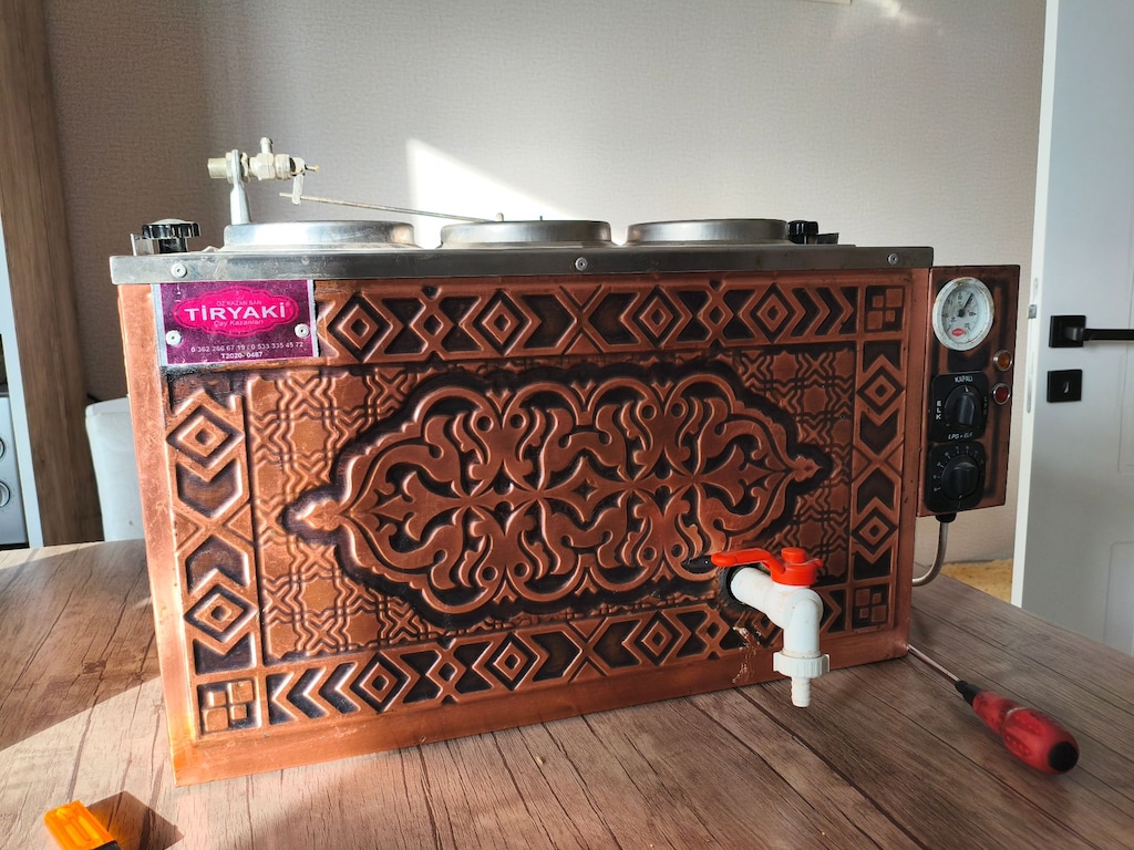 Tiryaki termostatli ve elektrikli lpg li faal calisir - 4