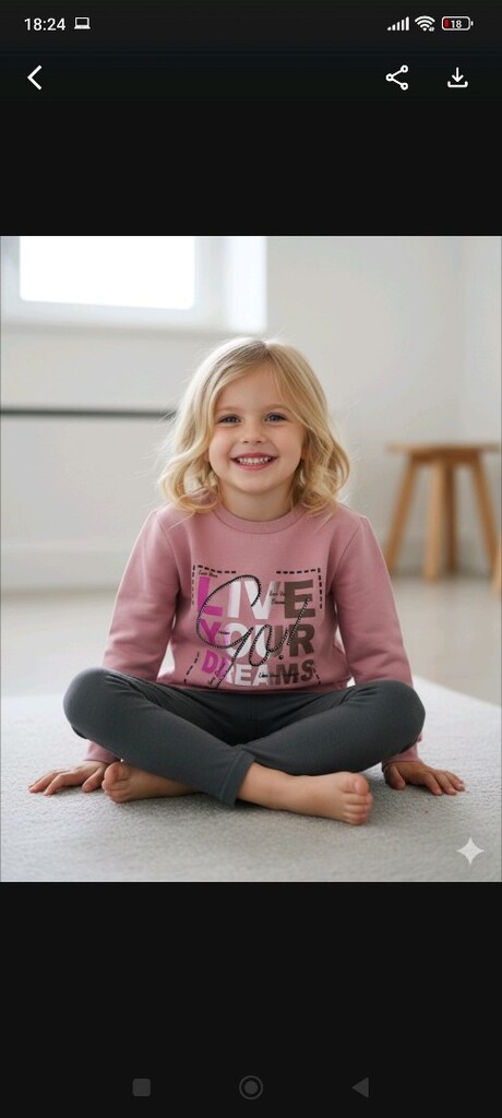 BREZEE BASKI SWEAT EŞOFMAN ÜST 7 8 YAŞ ÇOCUK SPOR koton civil