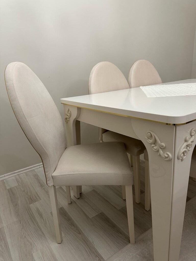 mondi krem renk yemek masası - 4