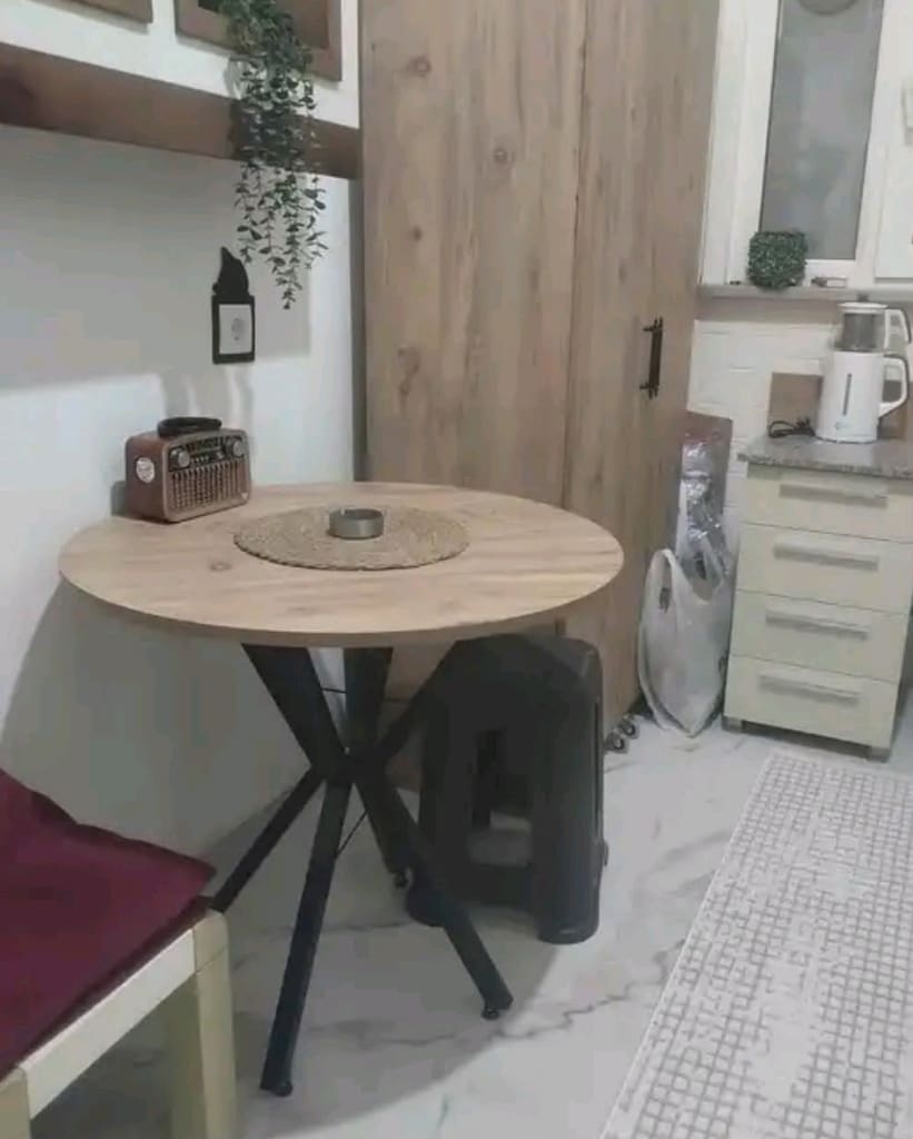 YEMEK MASASI ŞIK MUTFAK MASASI MODERN TASARIM - 19
