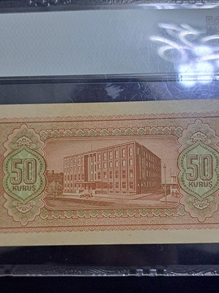 TÜRK TARİHİNİN EFSANESİ: PMG 53 SERTİFİKALI "BATAN GEMİ" 50 KRŞ - 5