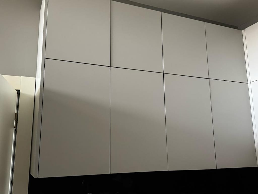 Komple Gri U Tipi Mutfak Dolabı – Tezgâh ve Evye Dahil - 11