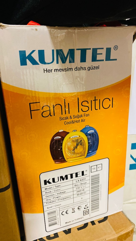 Kumtel Fanlı Isıtıcı - 2000 W - Çalışmıyor, Tedaviye İhtiyacı Var - 5