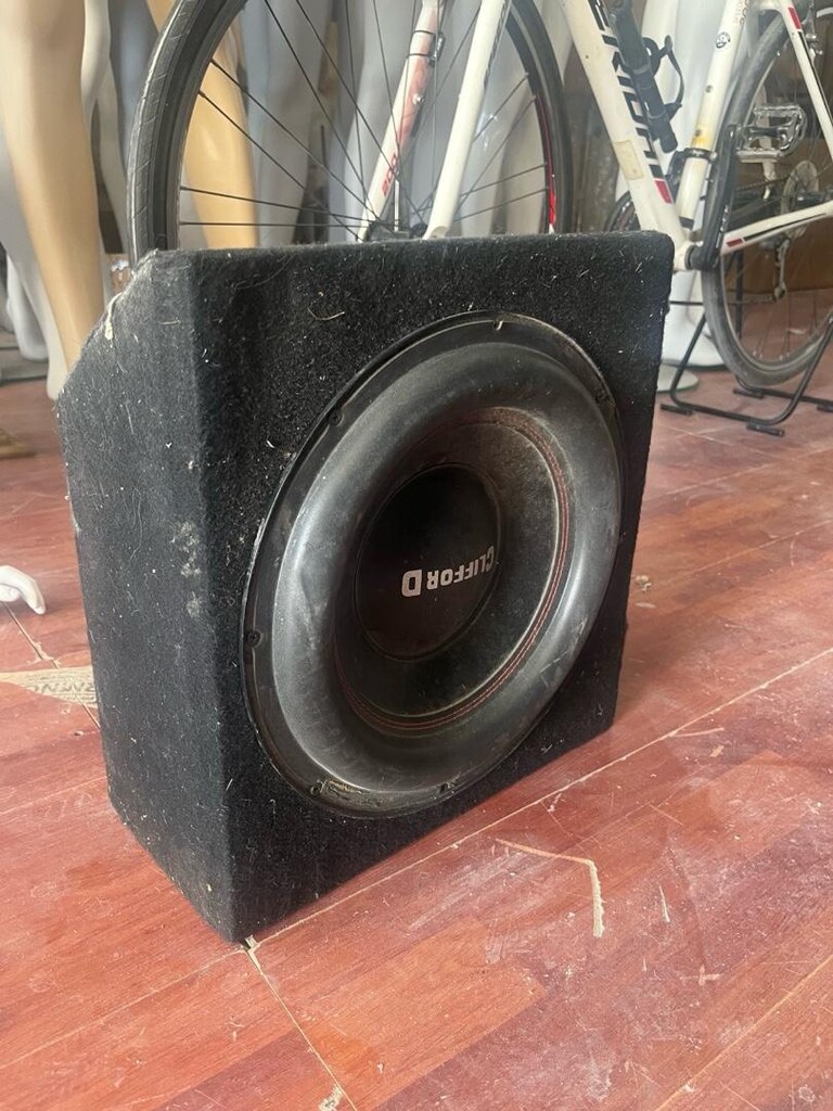 Clifford Cf12 30cm 1000W Kabinli Subwoofer Bas - 2