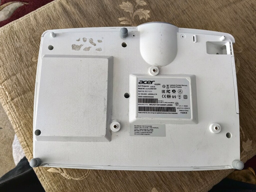 ACER v123ph projeksiyo ARZALI pover ışığı yanıyor ama çalışmıyor - 5