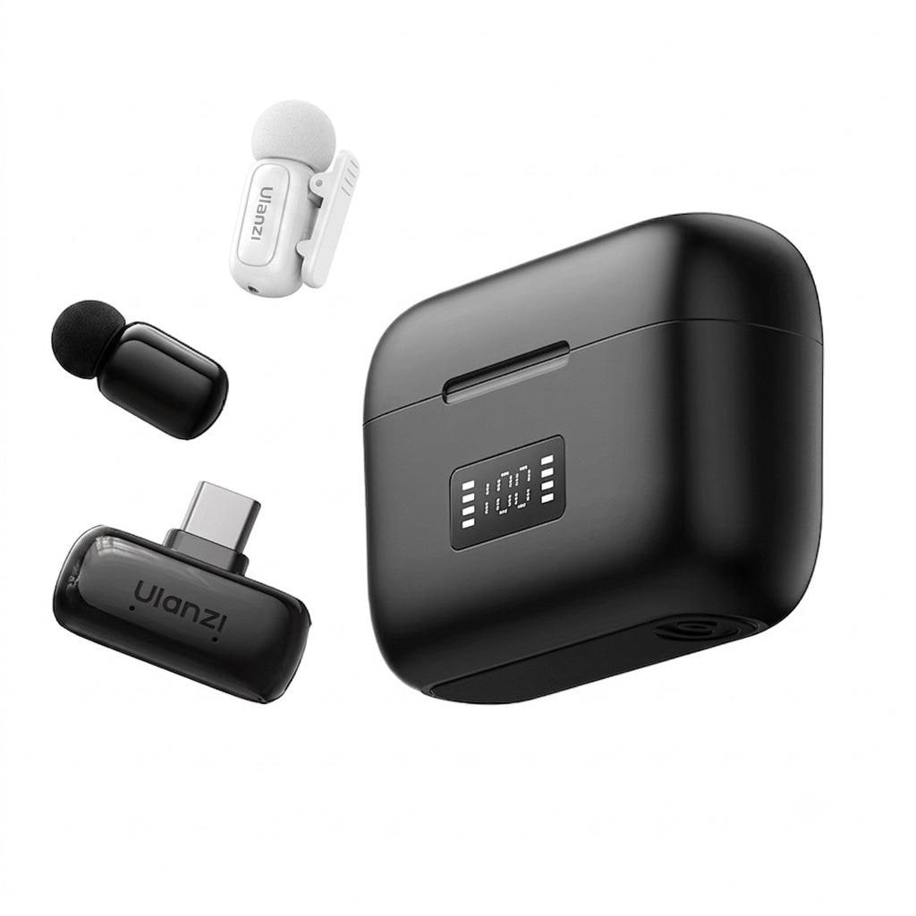Ulanzi A200 Mini Mikrofon - Beyaz Siyah - 2