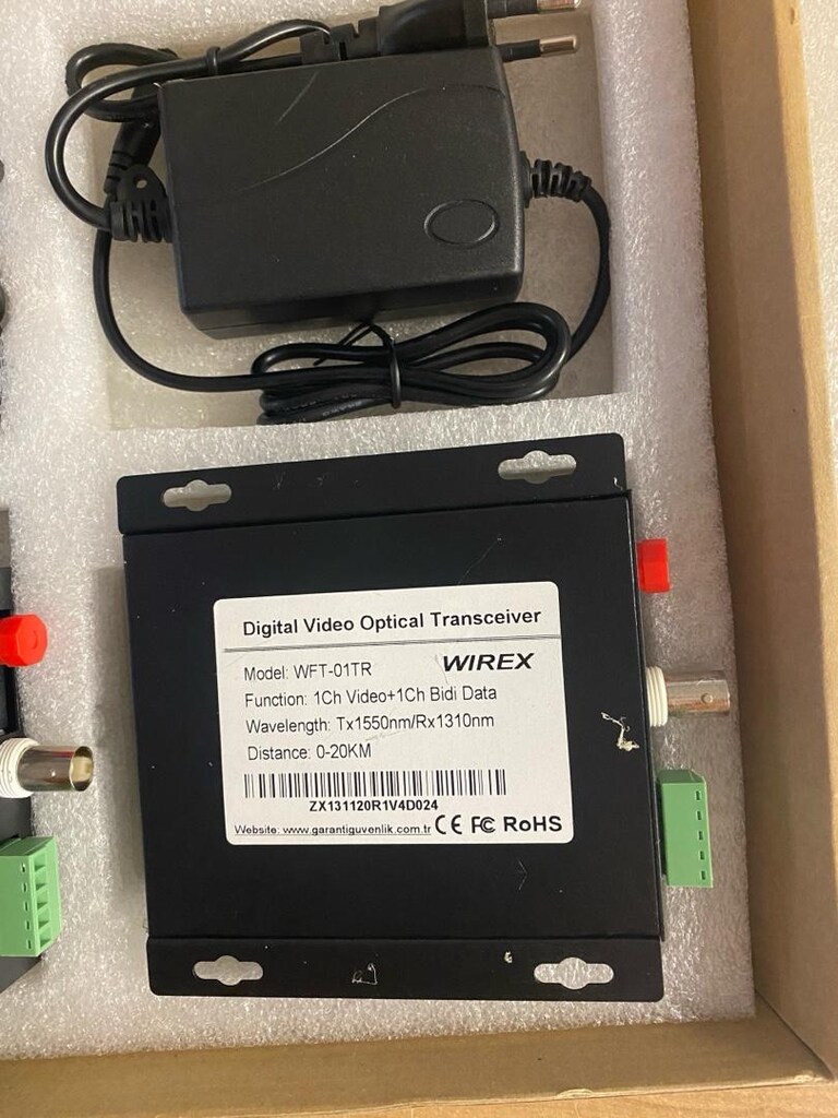 Dijital Fiber Optik Transceiver Bnc 0-20 km Aktarıcı - 2