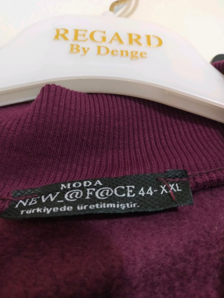 New Face XXL Beden Mor Renk Eşofman Takımı. - 3
