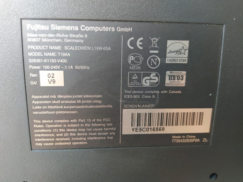 Fujitsu ekran - 2