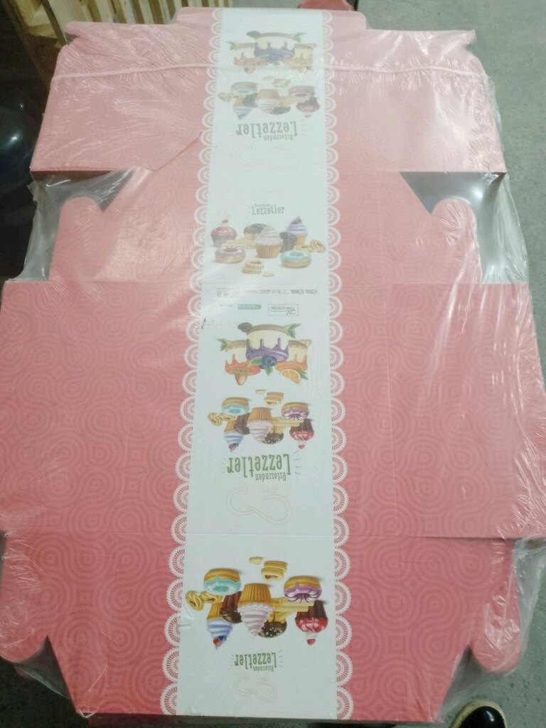 1 kg baklava kutuları turta pasta kutular - 3