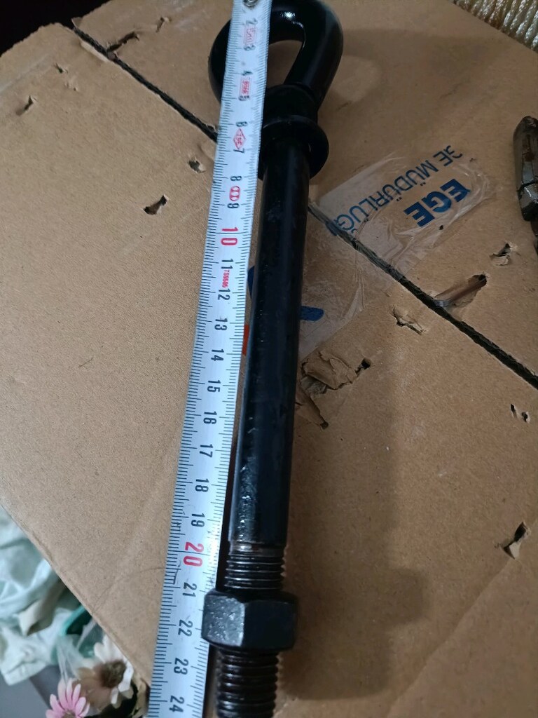Çeki demiri 25 cm. Kalın çelik - 9