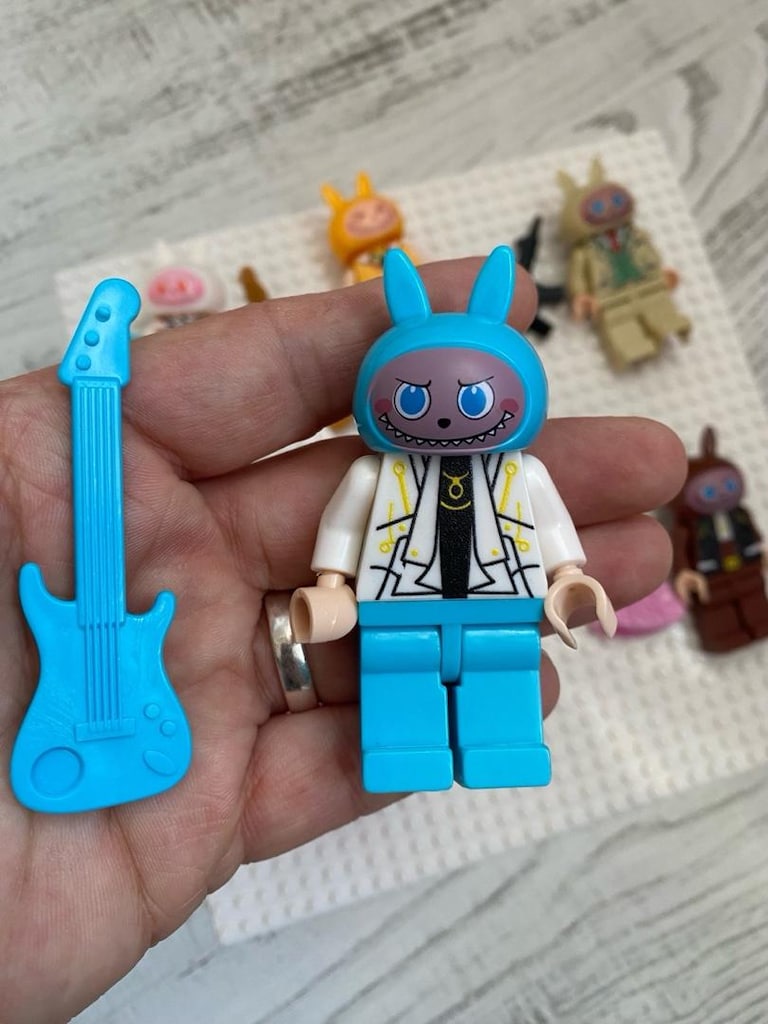 Lego duplo uyumlu labubu figürleri - 2