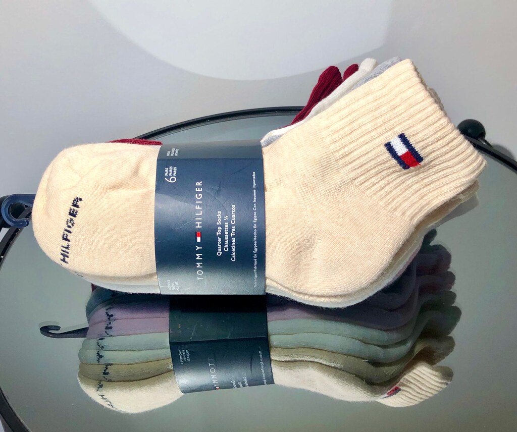 Tommy Hilfiger 6'lı Bilek Boy (Quarter Top) Çorap Seti - 3