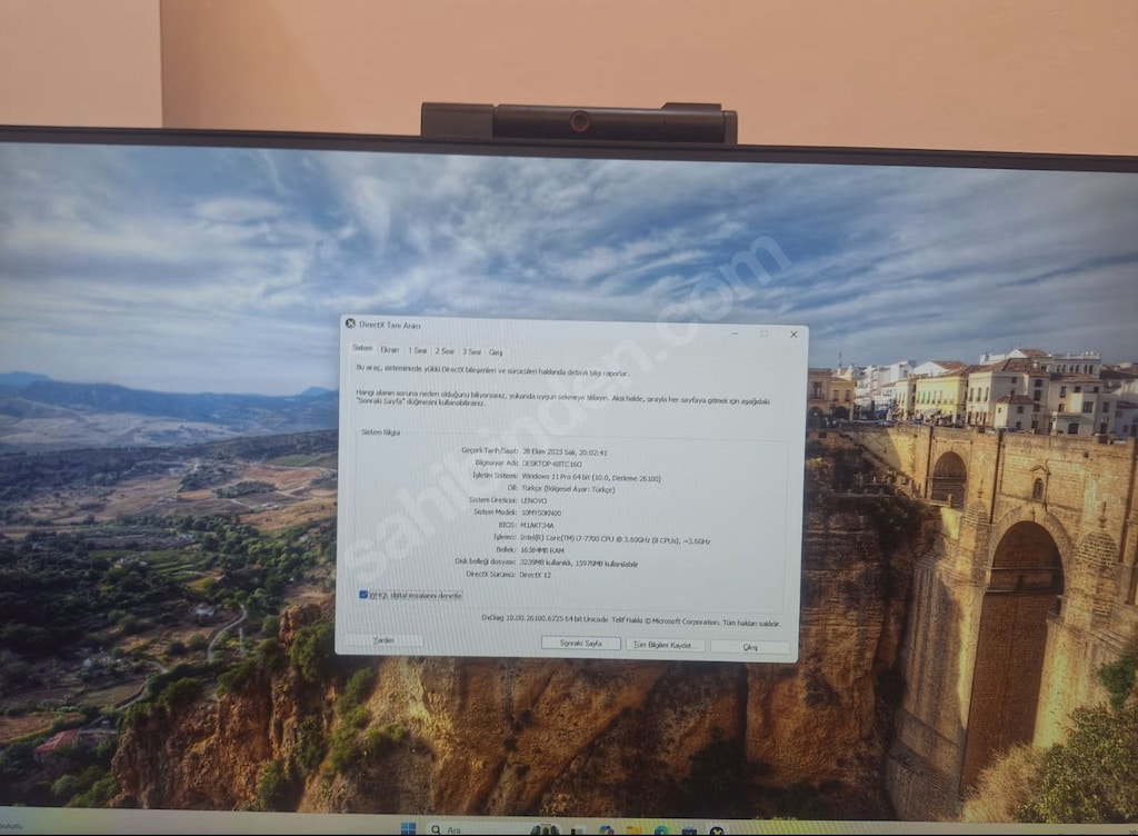 SIFIR AYARINDA LENOVO THİNKCENTRE ALL IN ONE - 2
