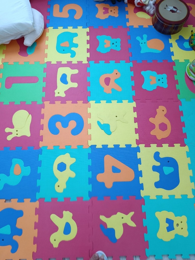 66 parça E BEBEK puzzle oyun matı - 8