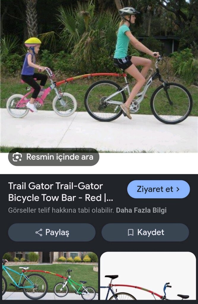 TRAİL GATOR çocuk bisikleti çekme aparatı. ender bulunur yurtdışından - 19