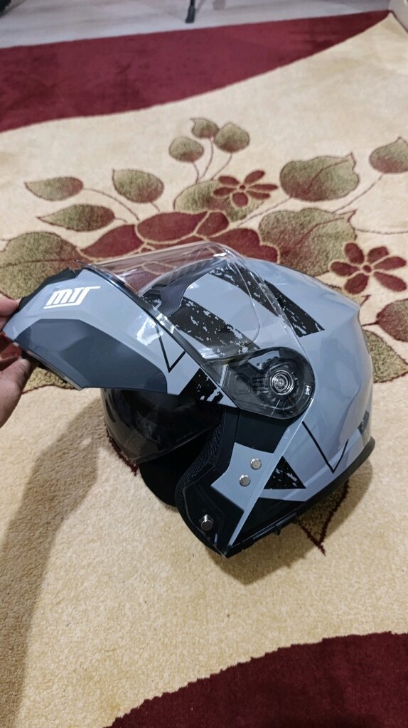 MTS helmet güneş vizörlü M BEDEN açılır kask - 5