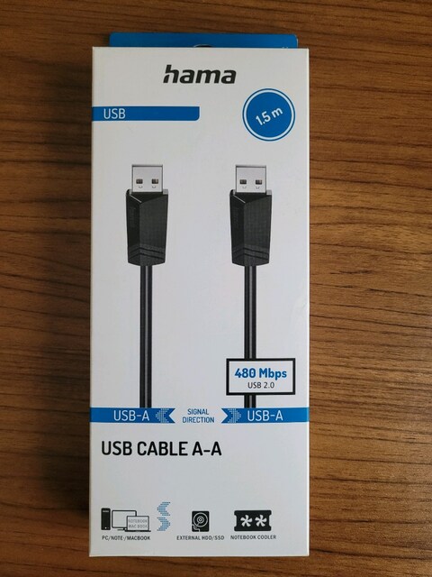Hama orjinal usb kablo sıfır ürün